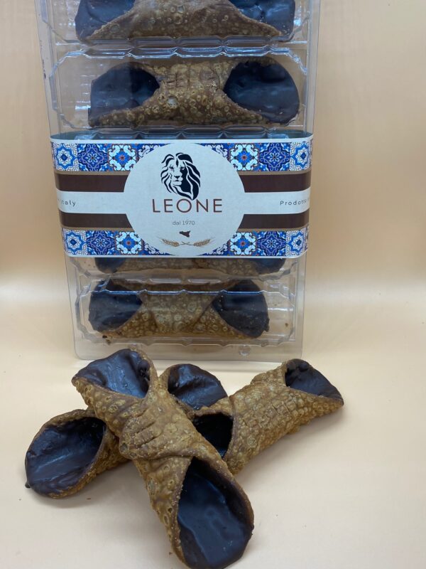 Cannolo medio glassato al cioccolato