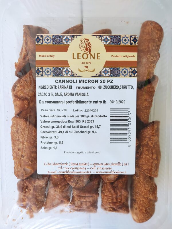 Cannolo micron 20 pezzi - immagine 2